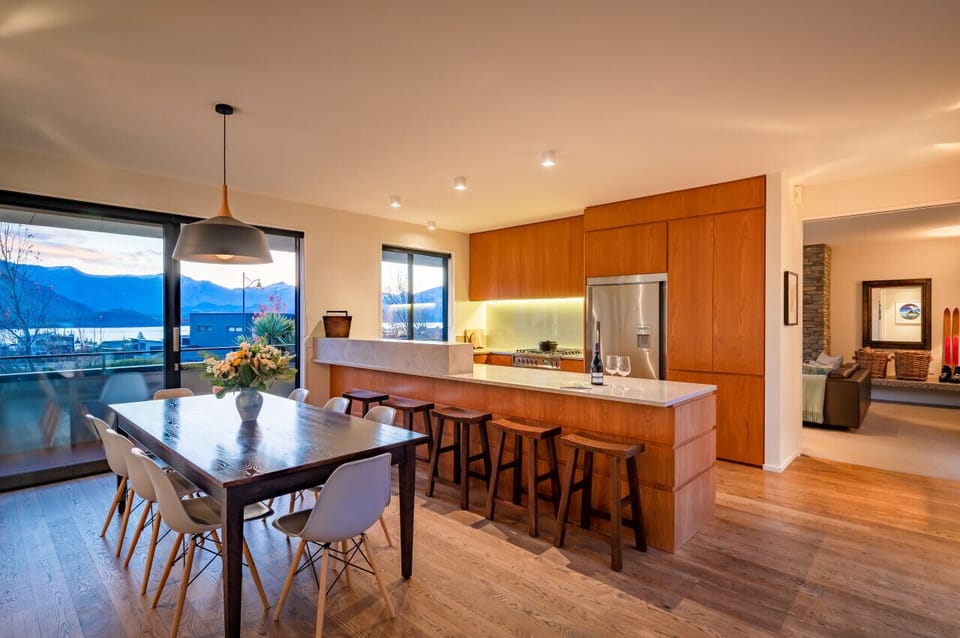 Dining and kitchen