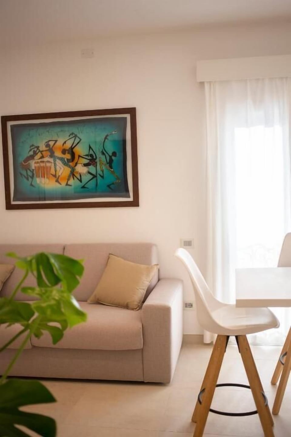 Luxury Apartment | Living area | 42-inch flat-screen TV with digital channels, TV