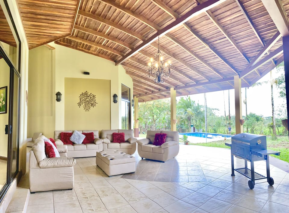 Luxury House, Multiple Bedrooms, Pool View | Terrace/patio