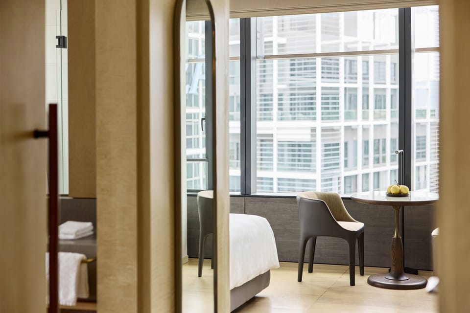 Hypo-allergenic bedding available, minibar (free items), in-room safe
