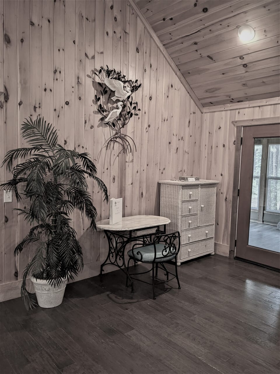 desk with Wi-Fi access