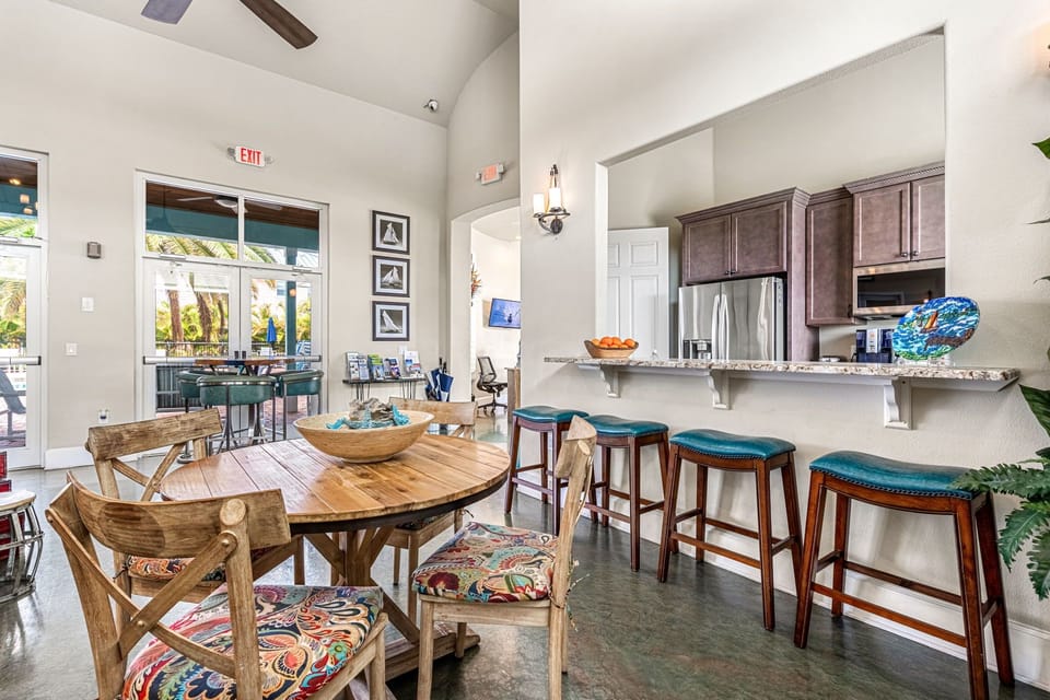 Gathering area in the club house.