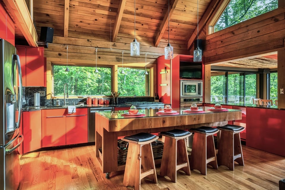 Asian Inspired modern kitchen