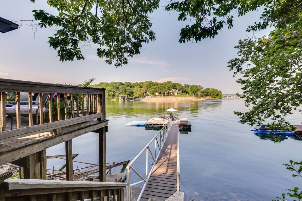 House Exterior | Private Swim Dock | Dining Area | Lake Access