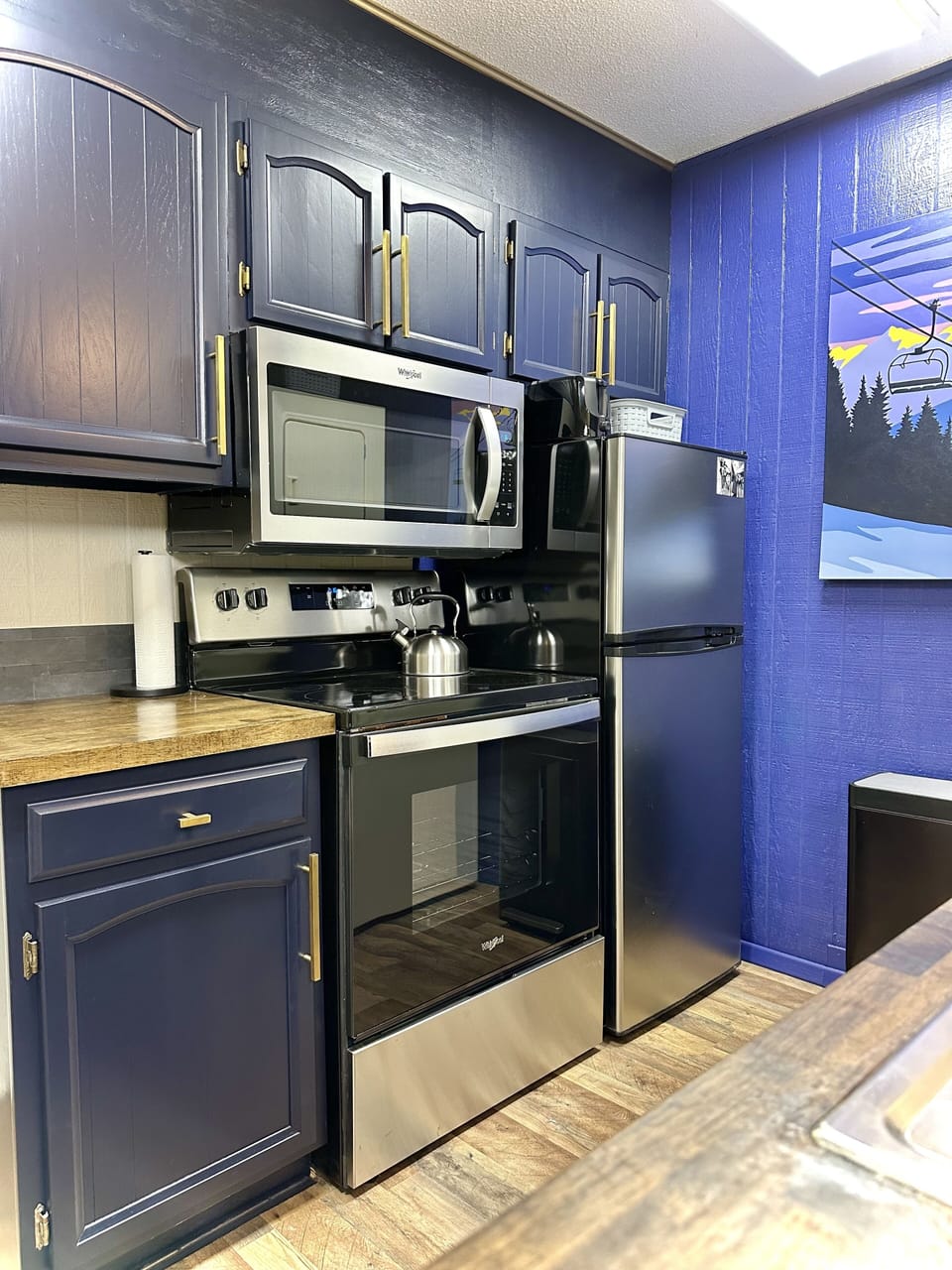 Fully stocked kitchen