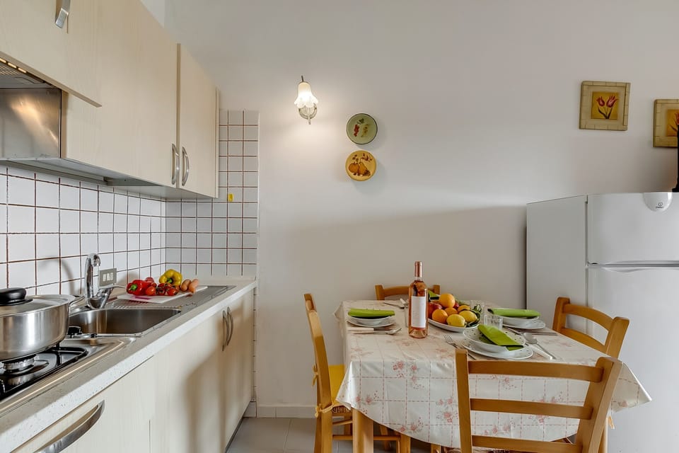 Kitchen and dining area