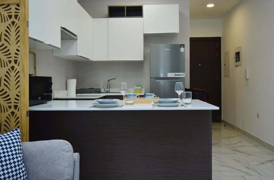 Family Studio, 1 King Bed, Non Smoking, Terrace | In-room dining