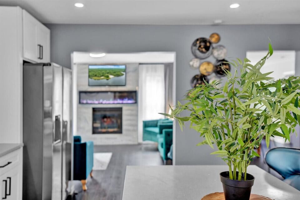 View into our family room