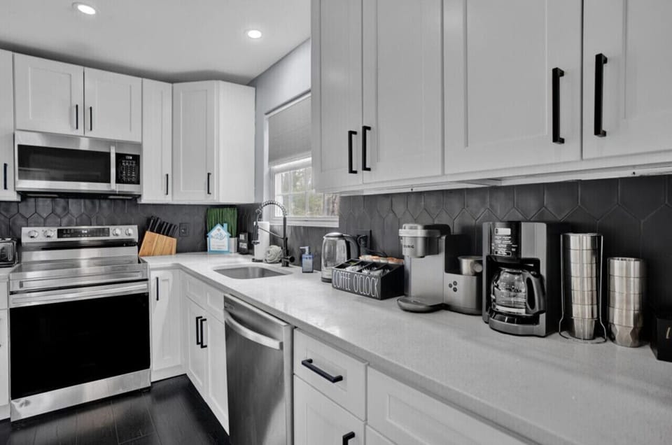 Kitchen Perfect for Quick Coffee and Meal Prep