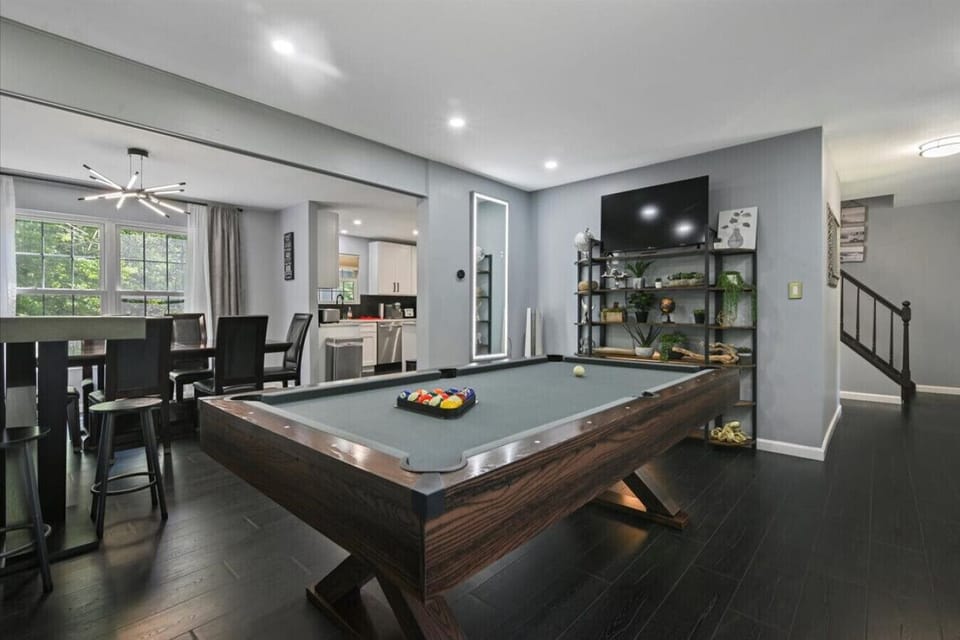 Enjoy a Game at the Pool Table