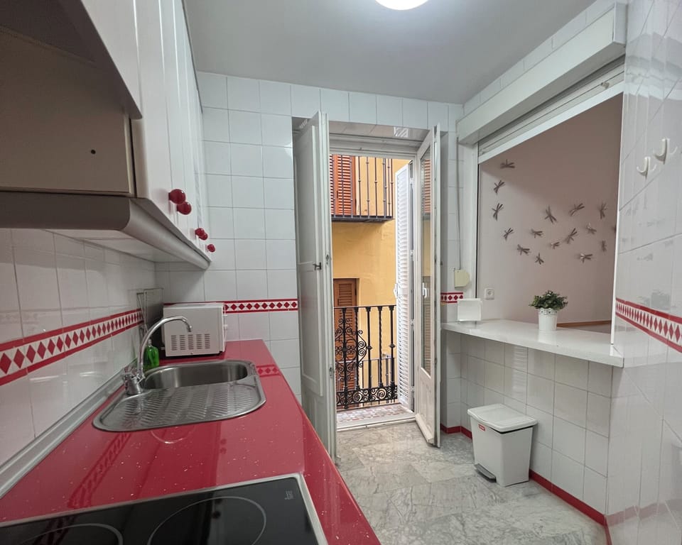 Standard Apartment | Private kitchen | Full-size fridge, microwave, stovetop, electric kettle