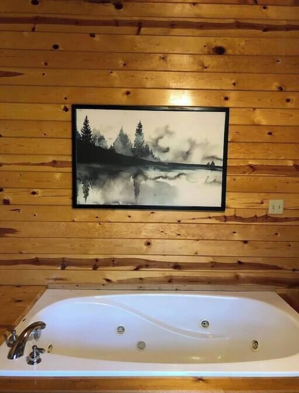 Jacuzzi jets are out of order, but tub still functions as normal bathtub. 