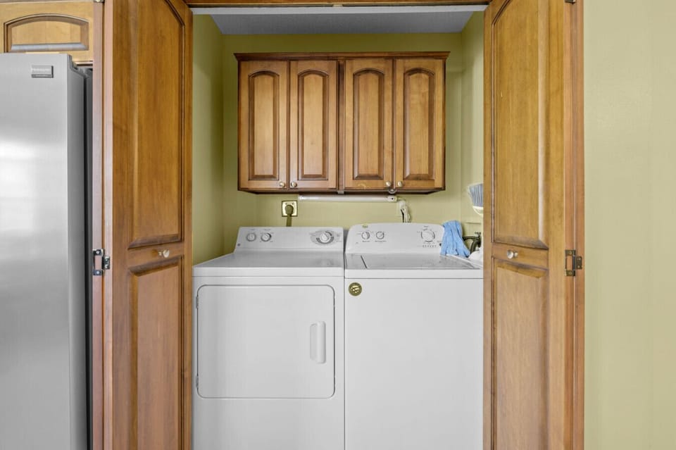 Washer and dryer in unit