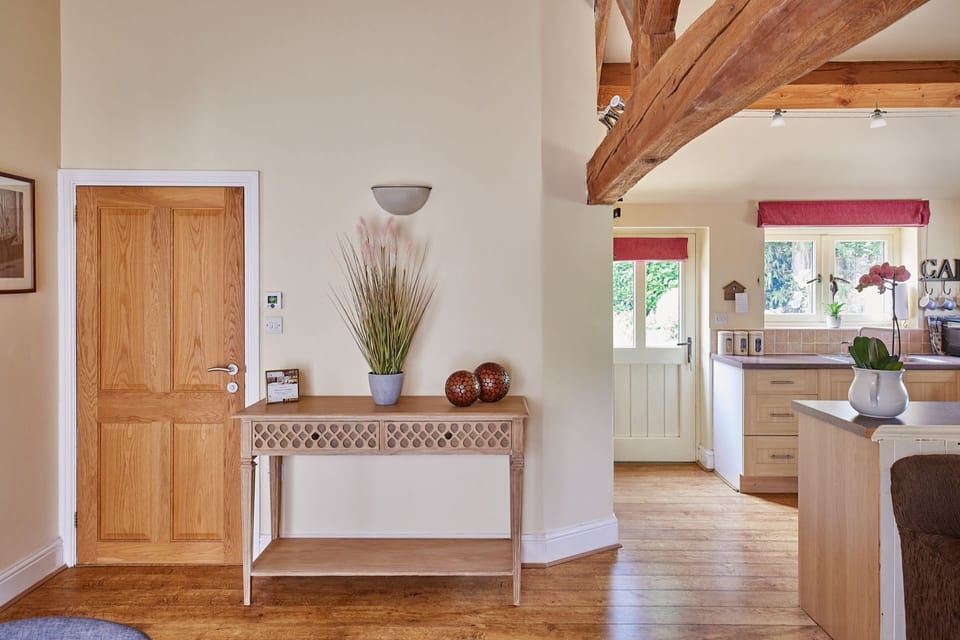 A living room at Hollington Barns, Peak District