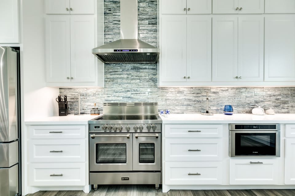 The family chef will love preparing homecooked meals in the perfectly equipped kitchen