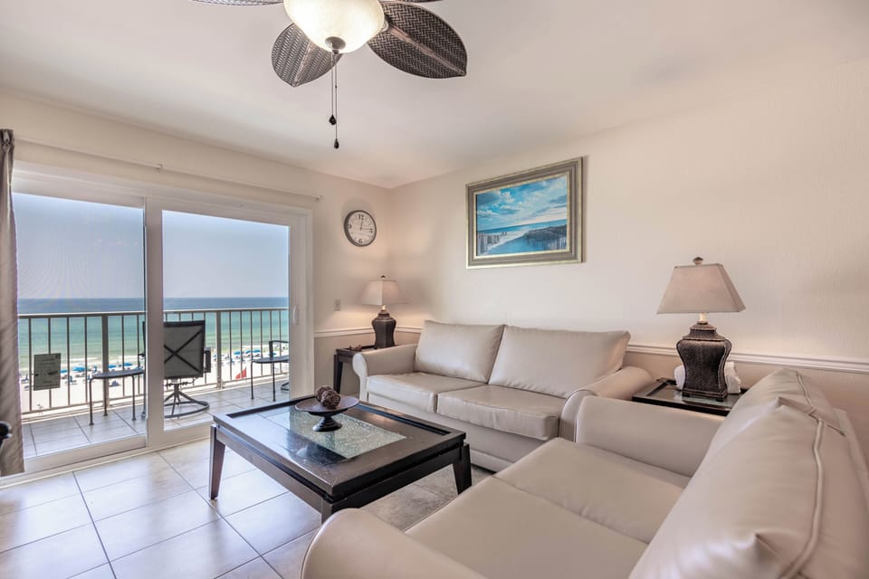 Gulf front living room