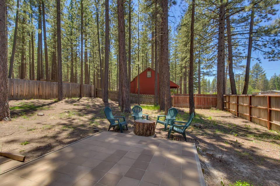 'spent a lot of time on the deck and in the backyard playing games' - Review Katie