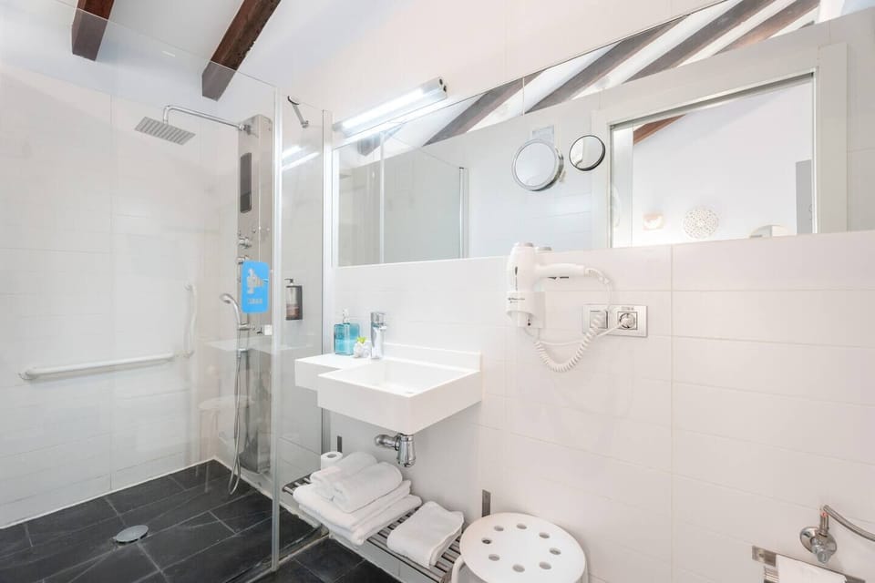 Standard Room | Bathroom | Shower, hydromassage showerhead, free toiletries, hair dryer