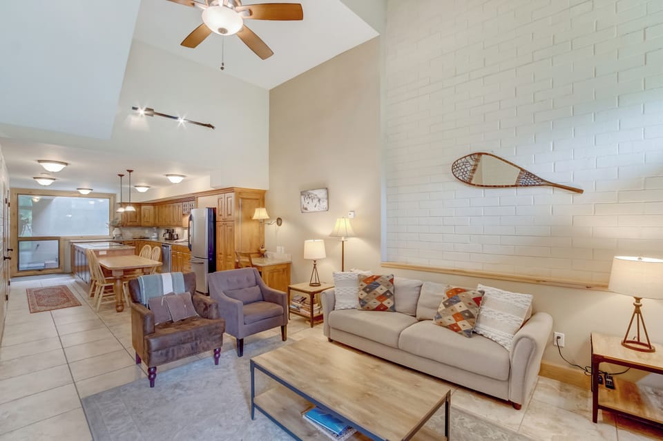 Living Room with Queen Sleeper Sofa