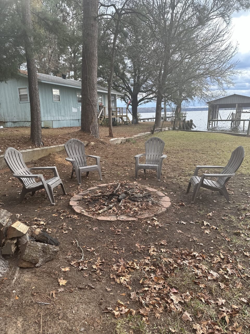 Fire pit area 
