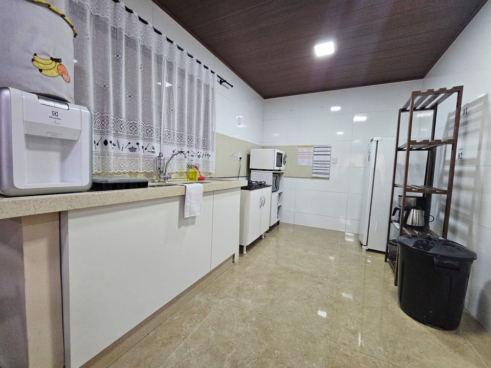 Shared fridge, microwave