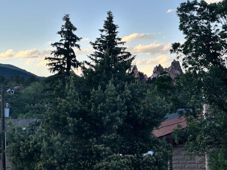 View of Garden of the Gods from the deck