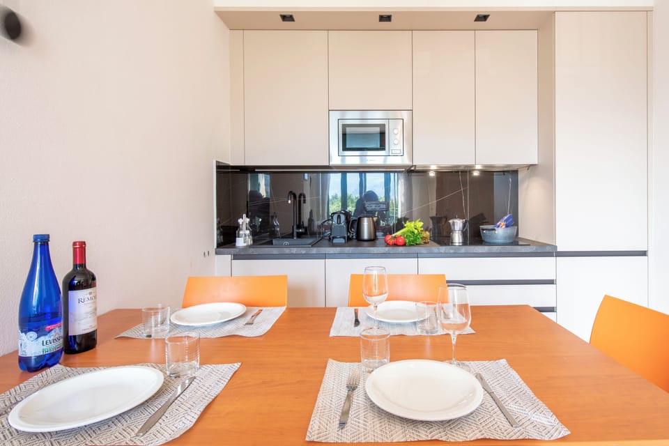 Kitchen and dining area