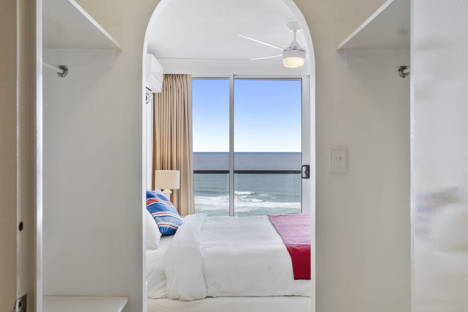view of master from walk-in wardrobe