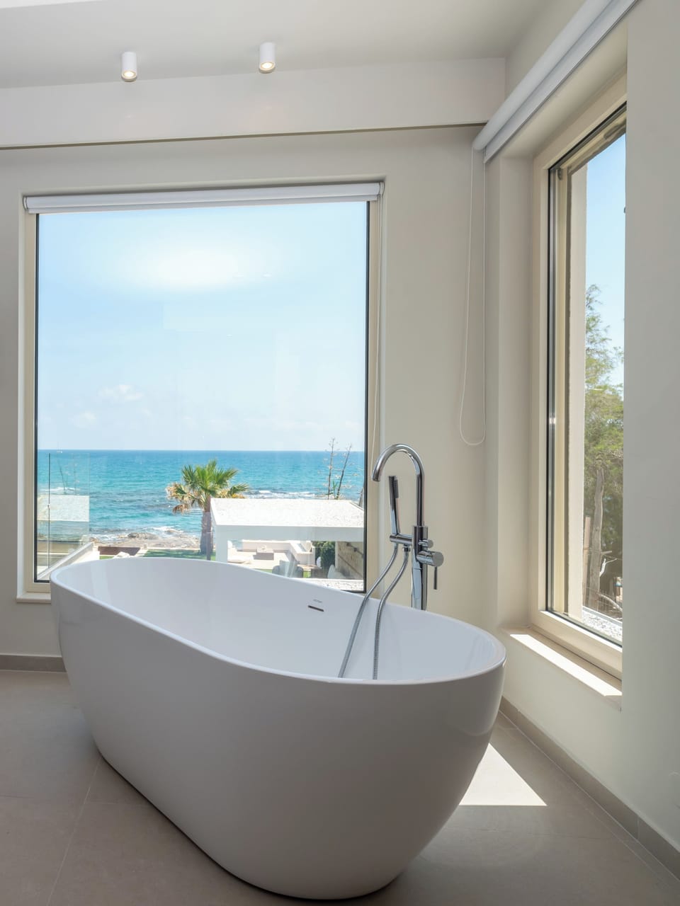 Escape to your own private oasis in the master bedroom, complete with an in-room bathtub where you can luxuriate and unwind.