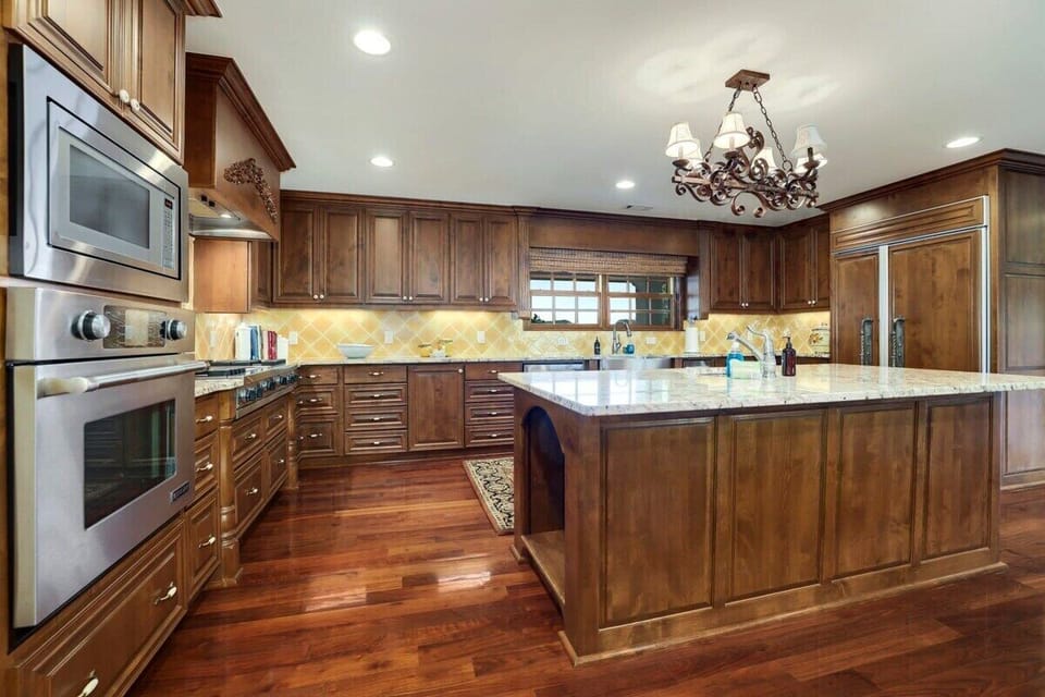 This space is fully stocked with state-of-the-art amenities including a Keurig, drip coffee maker, high-end appliances and tons of built-in storage.