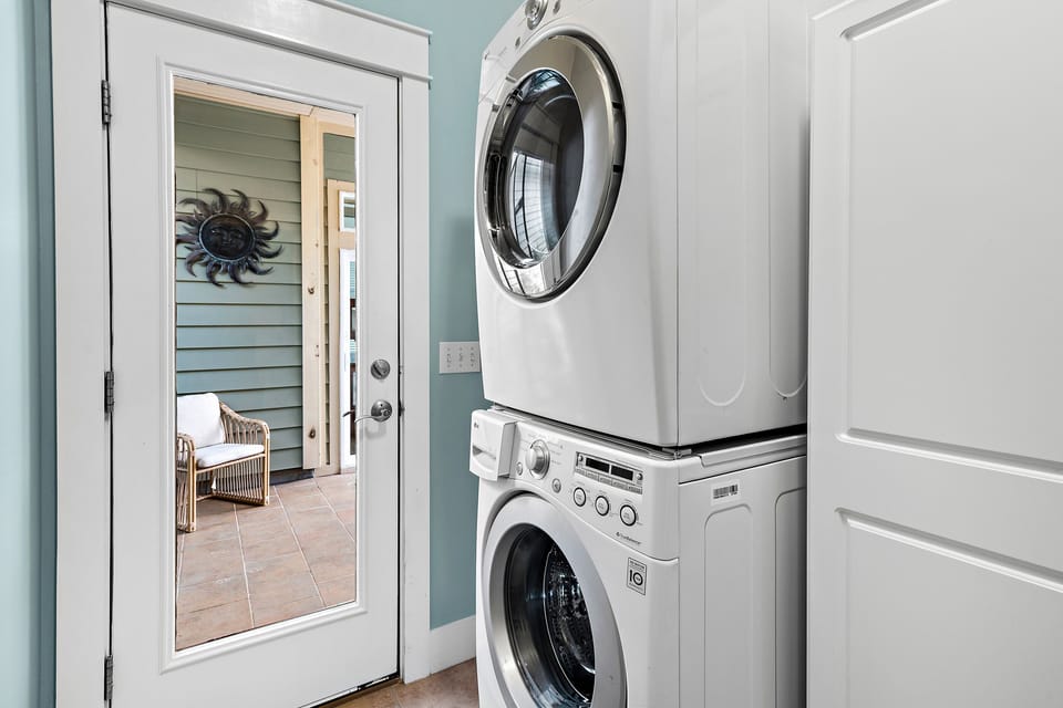 Washer and dryer