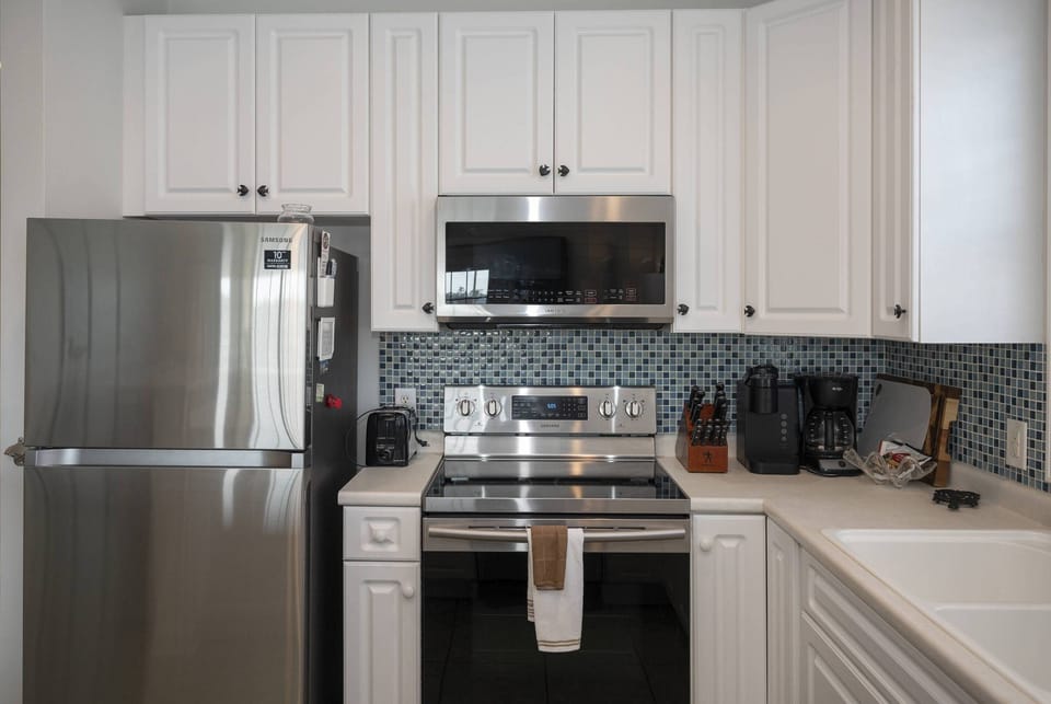 Stainless Steel Appliances are just an example of this Well-Stocked Kitchen.