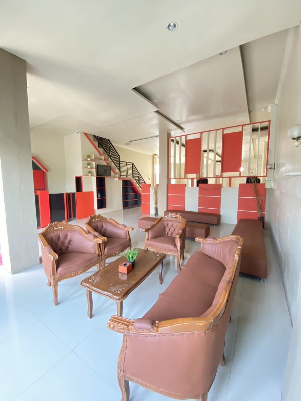 Lobby sitting area