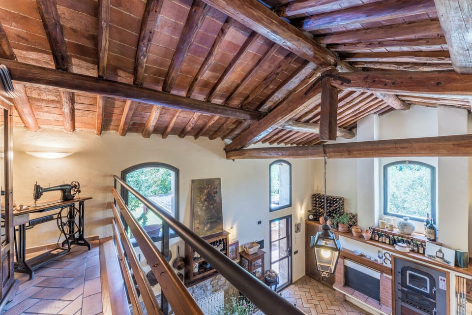 Villa | Private kitchen | Espresso maker, full-size fridge, microwave, oven