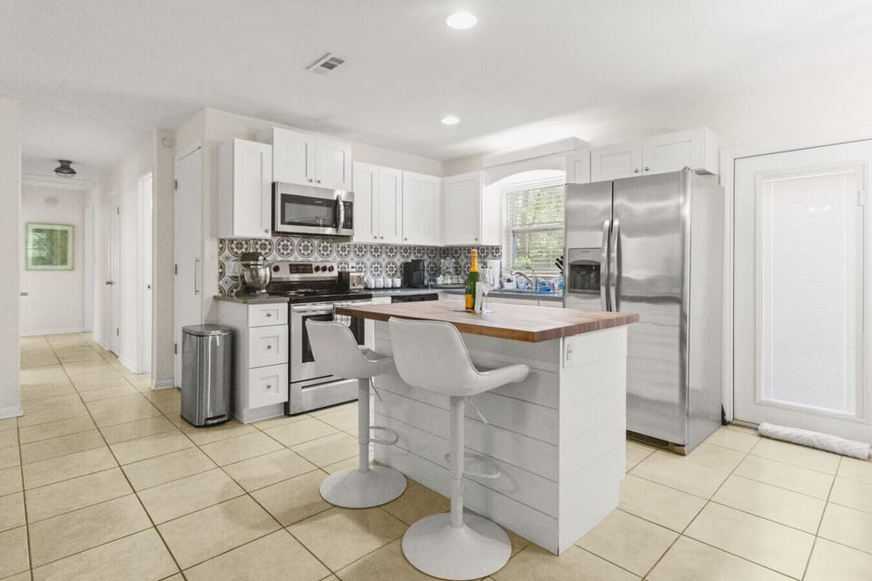 Spacious kitchen perfect for cooking and gathering.