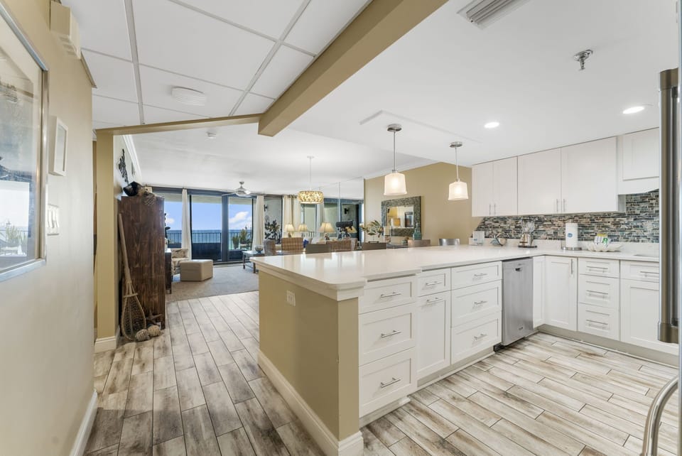 Condo, Multiple Beds, Balcony, Ocean View (Watercrest 705) | Private kitchen | Fridge, microwave, toaster