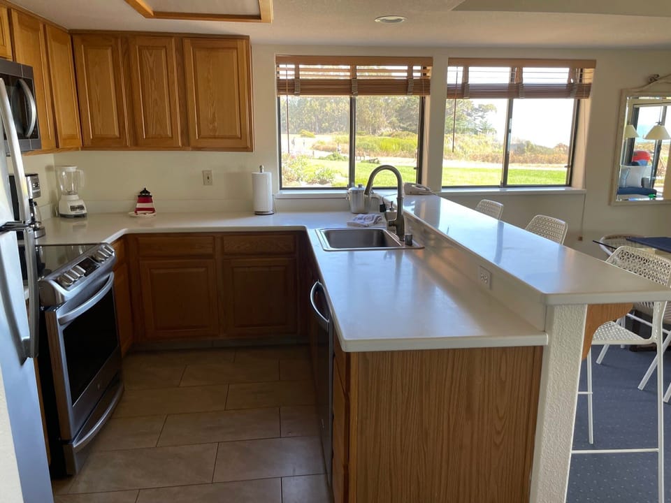 Kitchen With Ocean View