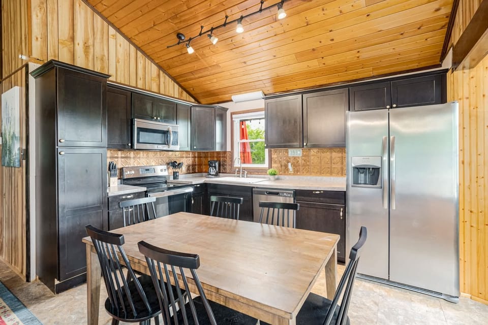 Our fully stocked kitchen is ready for your favorite meals.
