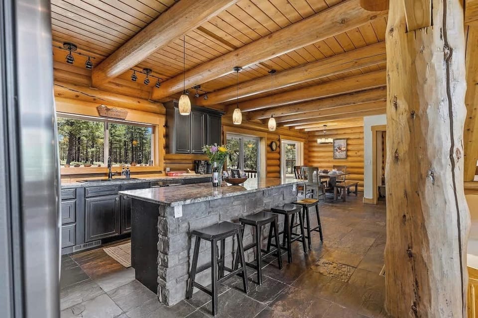 Cook Together, Laugh Together. The Perfect Cabin Kitchen!