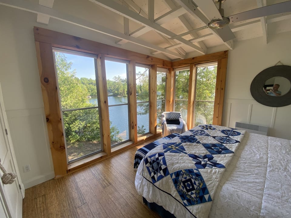 Bedroom 1 With View of Lake