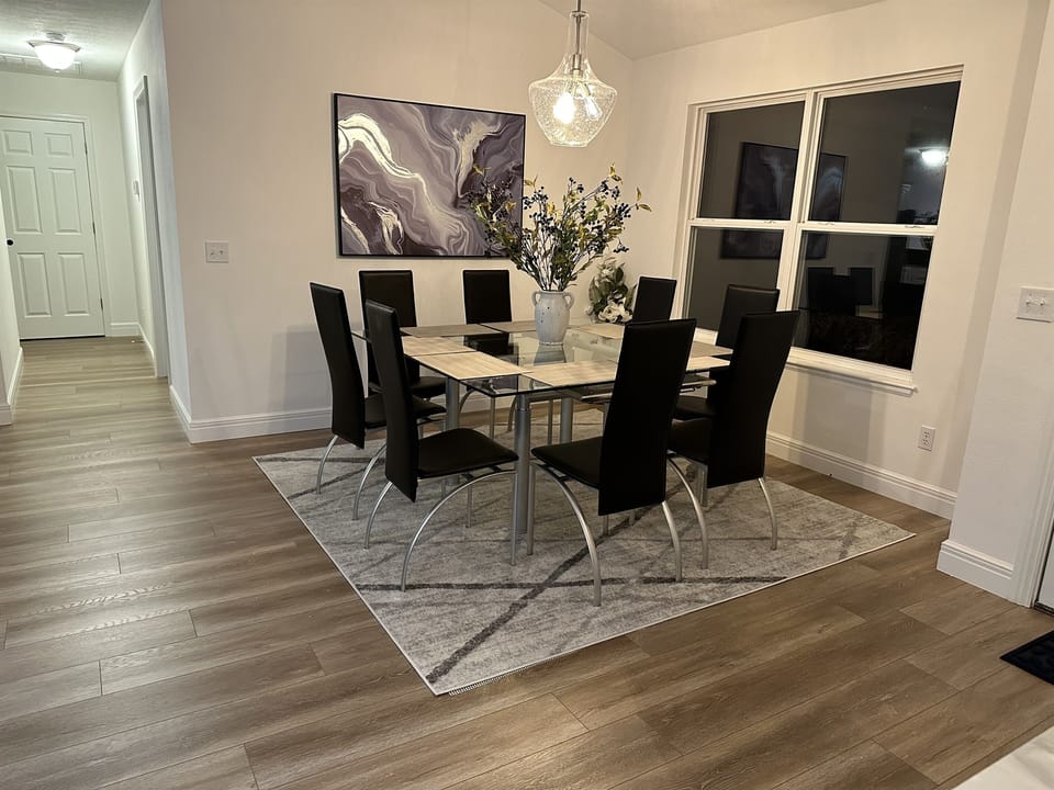 Dining Area-Seats Eight