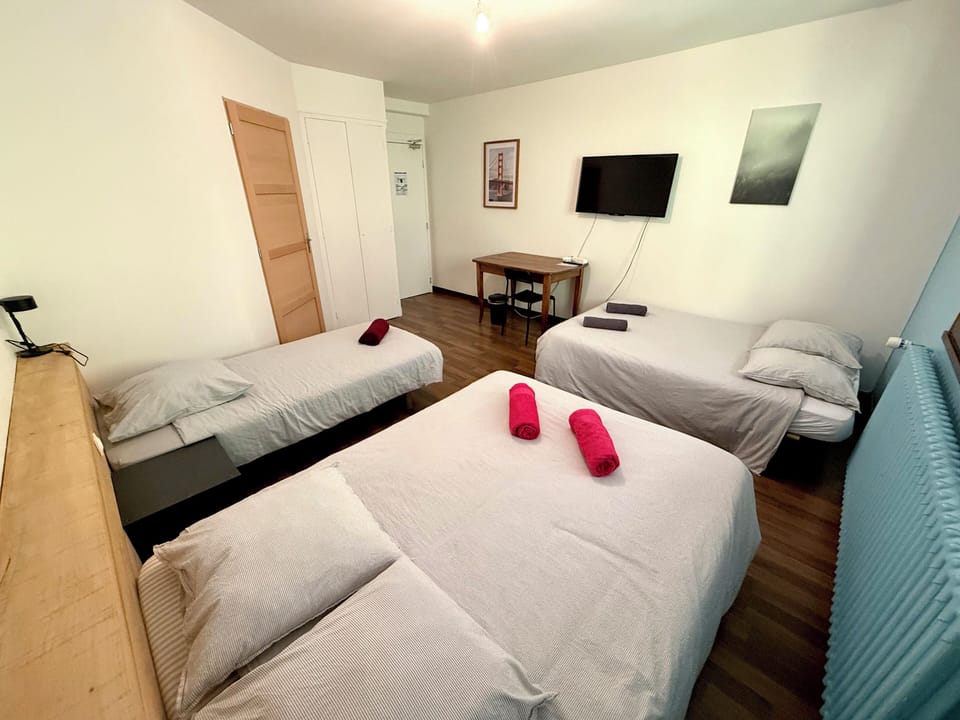Family Room | Individually furnished, desk, laptop workspace, free WiFi