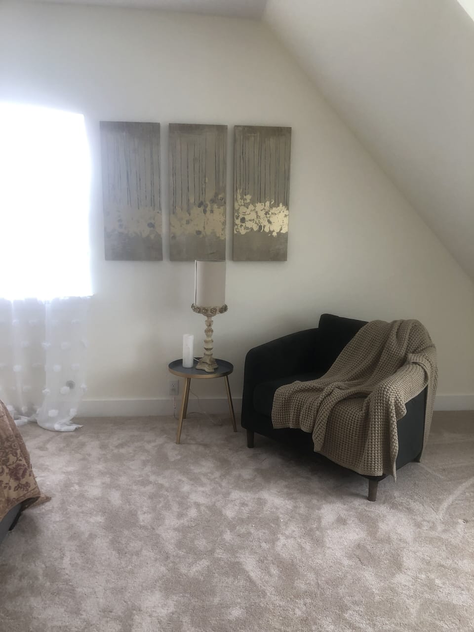 Sitting area in bedroom 2 suite