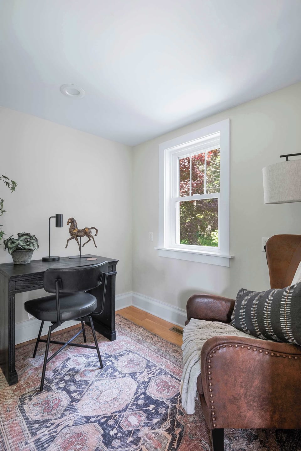 Cozy office off of living room