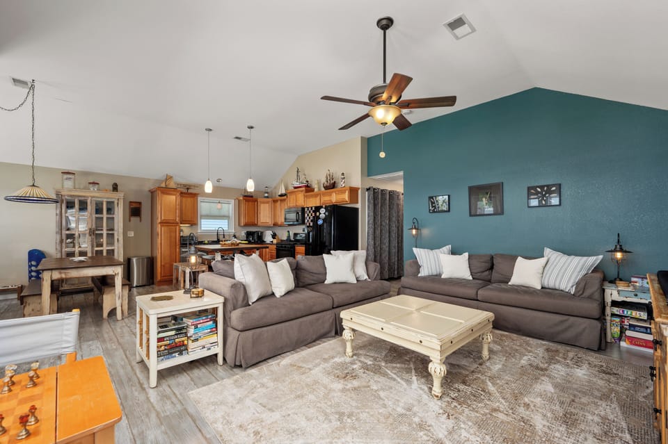 Wide view of main area.