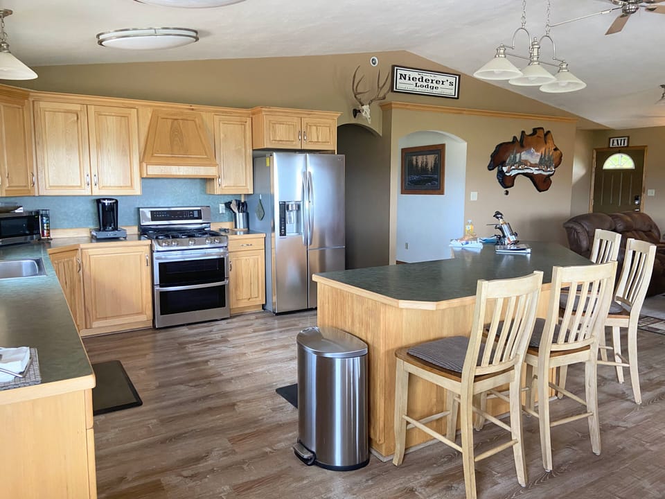 KITCHEN AREA with Bar
