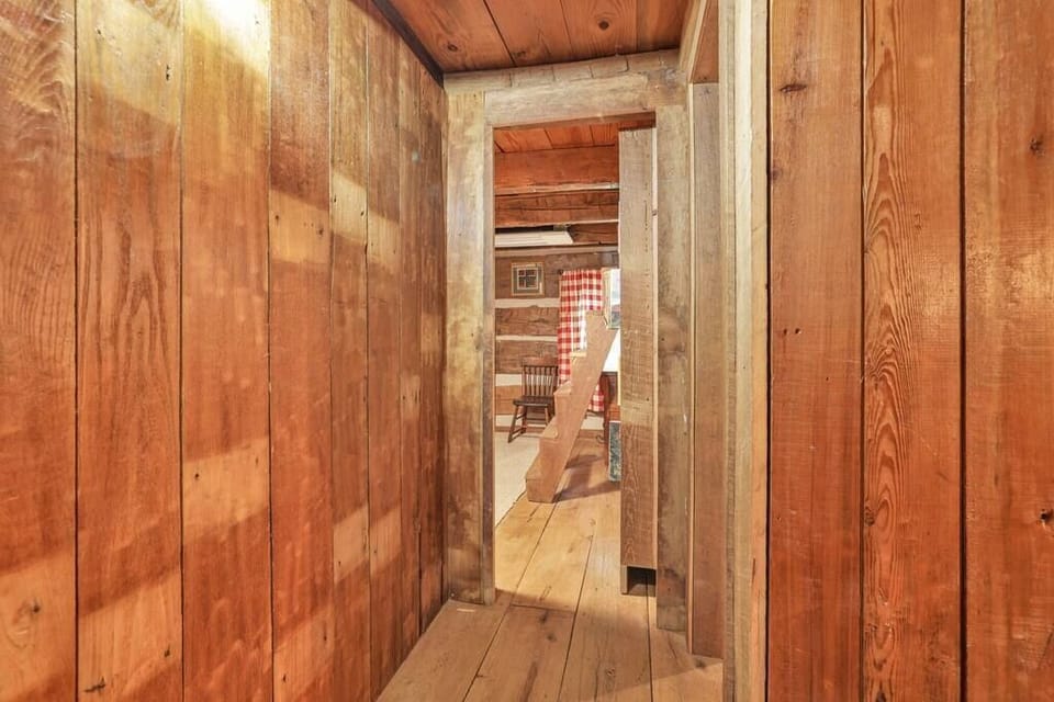 Secret door to bunk room