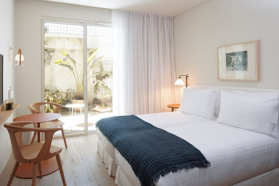 Standard Double or Twin Room, Patio | Down comforters, in-room safe, blackout drapes, soundproofing