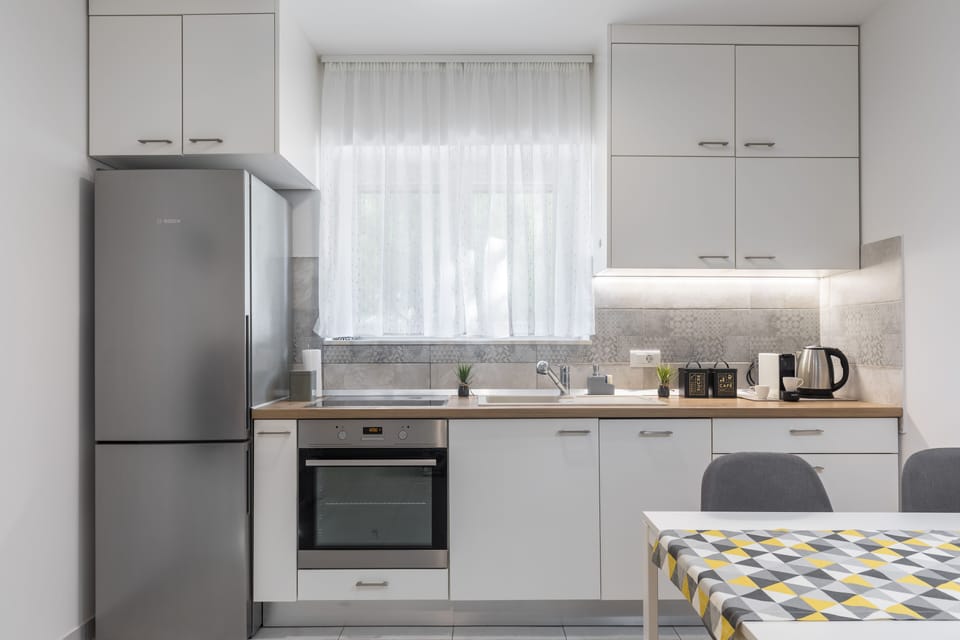 Deluxe Apartment | Private kitchen | Coffee/tea maker, electric kettle