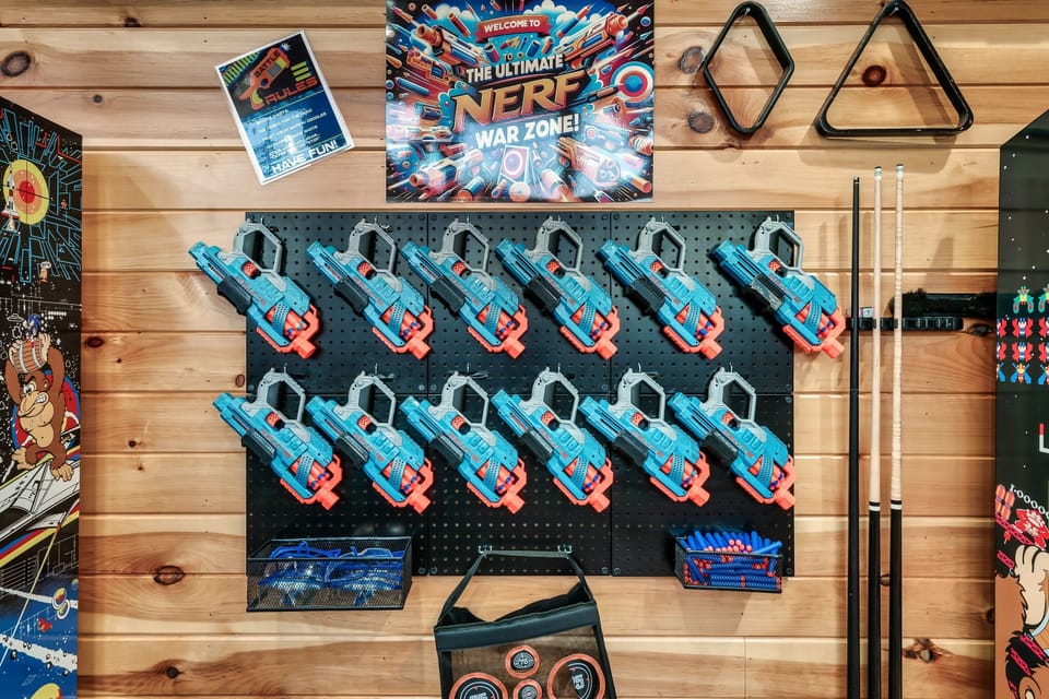 NERF! Sometimes you just need to act like a kid! Everyone gets blasters!
